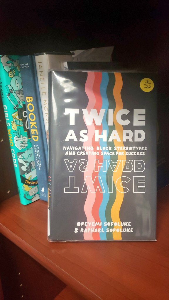 Will be diving back into this come lunctime #read. #TwiceAsHard