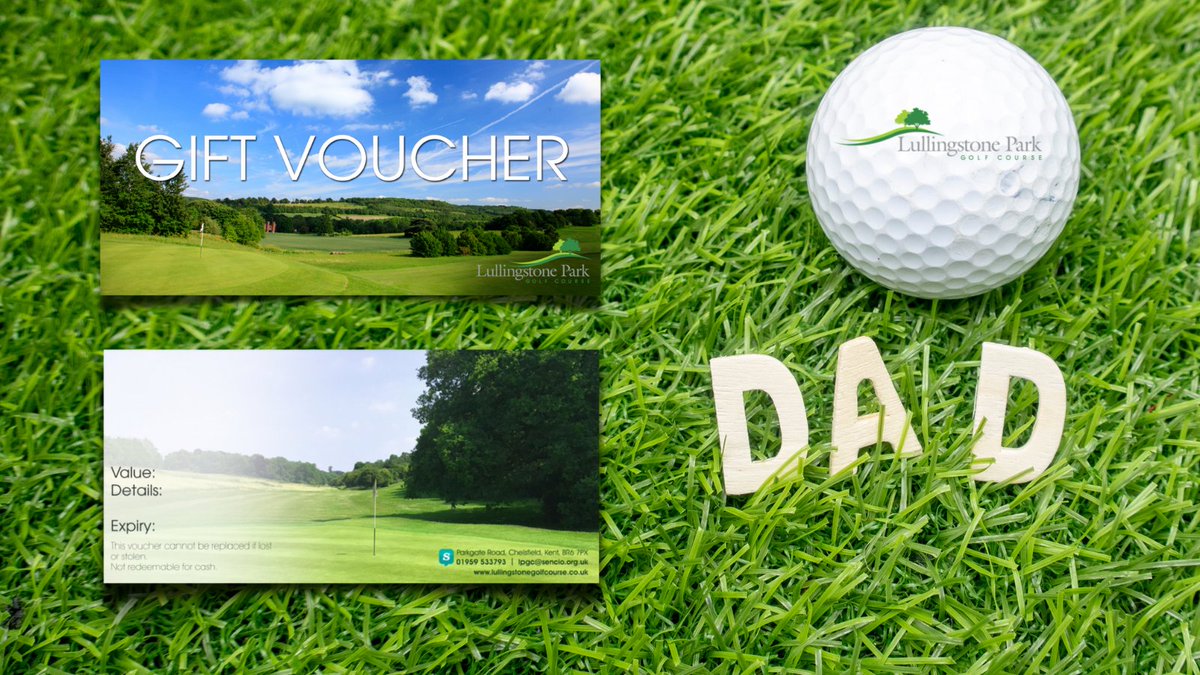 LullingstonePGC's tweet photo. Looking for something special for Dad this Father's Day? Gift Vouchers are available at the Pro Shop 😁⛳️⛳️ https://t.co/pkPdSqwEo5