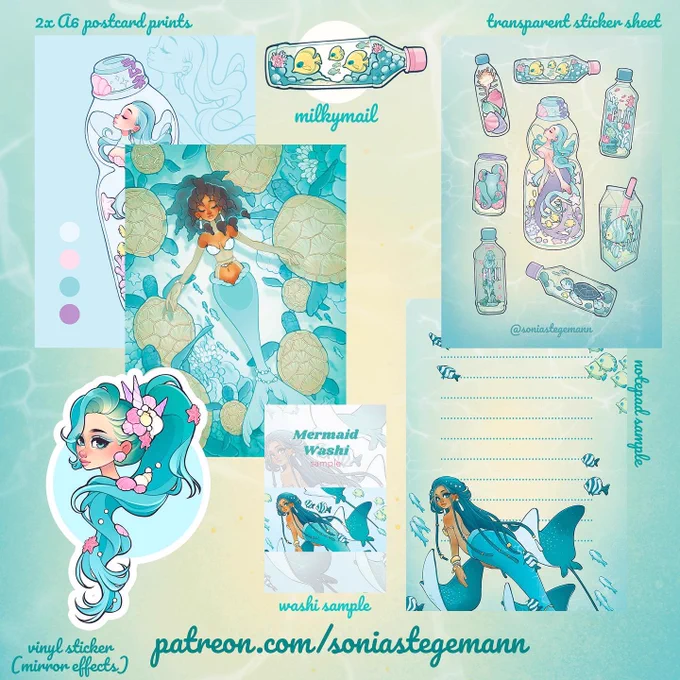 We lost the pearl chains in the mail so there will only be the bottle acrylic charms as the special item🙏🏻🥲
Here is the updated overview💗 