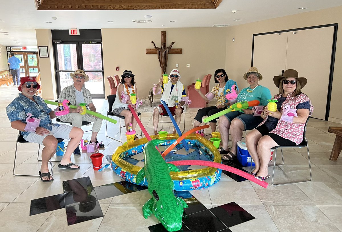 nottenloretta's tweet image. “Training for retirement” before today’s K-12 meeting - alas we did get a little more focused and serious! Valuing all the good times!! #SentToBuild @WCDSBNewswire