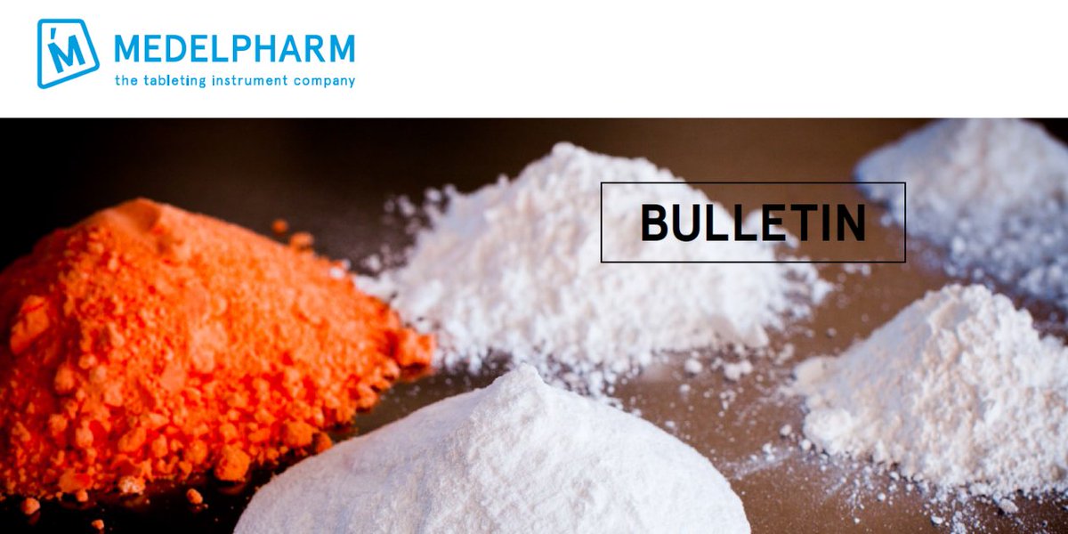 PN Update: MEDELPHARM White Paper: Exploring use of V-shaped compression profile ph-nt.com/SSDfzm #Medelpharm #Tabletpress #Tableting