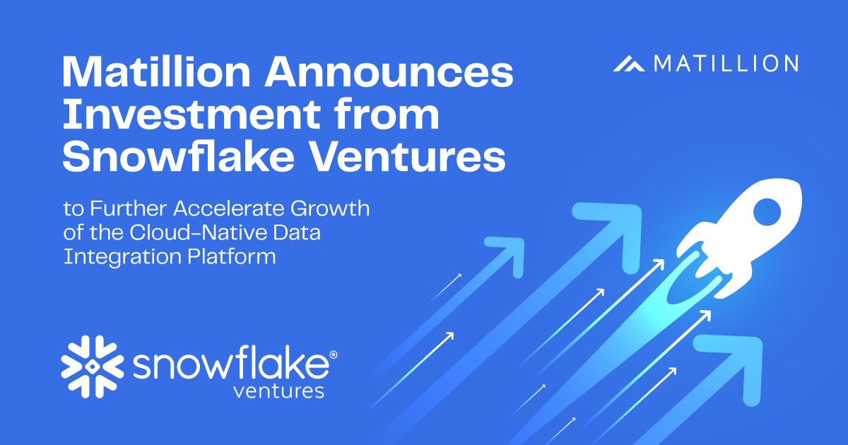 Matillion tweet media