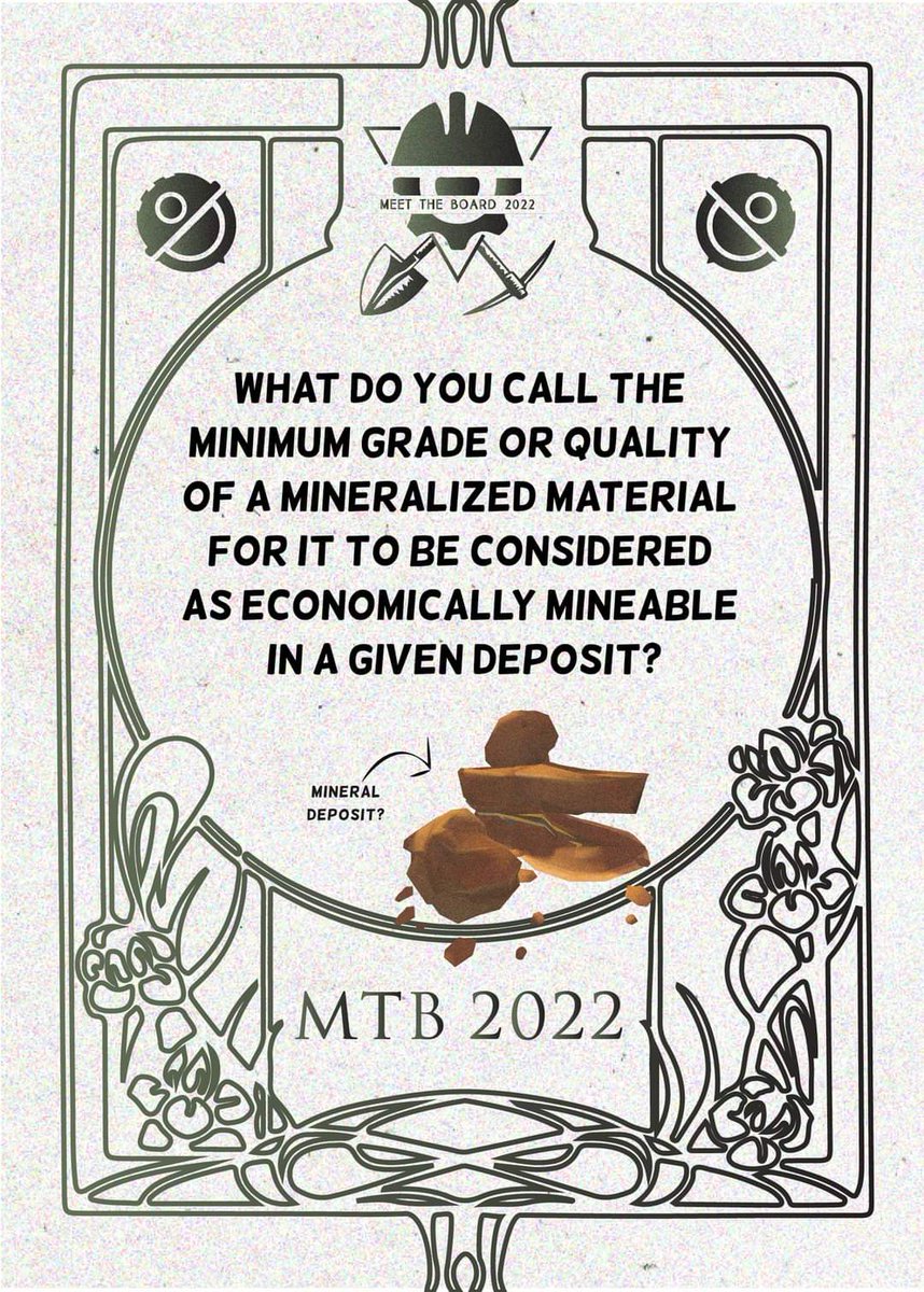 UPMINERS's tweet photo. 📣 Hello there, aspiring mining engineers! 📣

We hope your review sessions are going well in preparation for the upcoming Board Exams 📚.  So to help you test your knowledge and prepare you for the big day, we have prepared a question for you! 🤔💭
https://t.co/tPZwoMcT9d https://t.co/O8Pefi5p6G