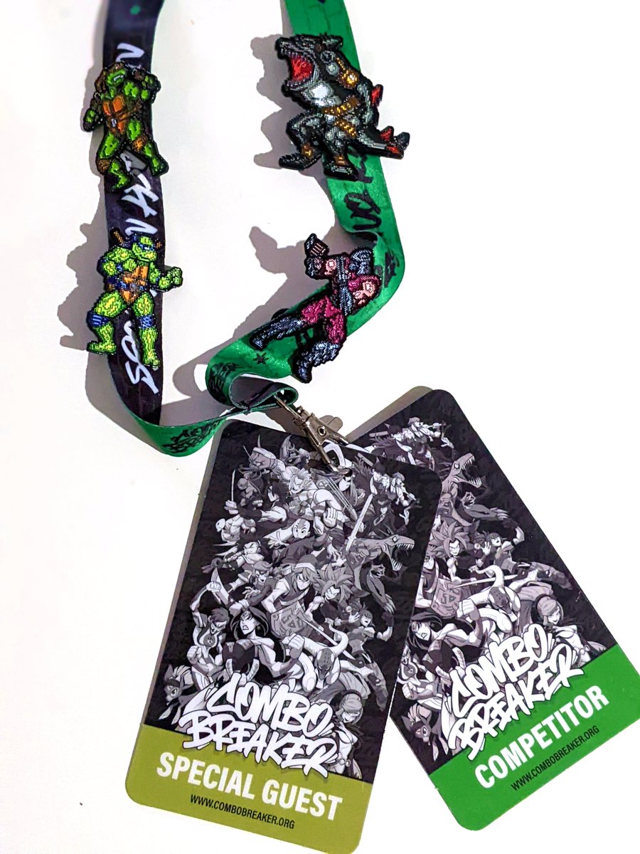TMNT_TF's tweet photo. Round 2 of the #TMNT Tournament Fighters pins by @ninjatoitles1 and Lee Wiley are available! Lots of folks asked about these at Combo Breaker so here they are! Joey helped spread the word about the tournament and we truly appreciate his help! #TMNTTF
https://t.co/89eB0OdaPT https://t.co/0BPhf8uBus