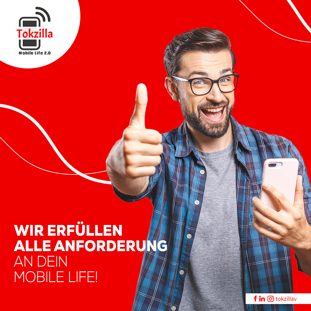 🙎Du bist genervt von deinem #Telefonvertrag? Eigentlich passt er nicht zu Dir und ist außerdem zu teuer? 🤷‍♀️ Das #Tokzilla Team findet immer die passende Lösung für Dich. 👩‍🔧 Wir erfüllen auch Deine anspruchsvollsten #Anforderungen, um Dir das beste Mobile Life zu ermöglichen! 👨‍💼