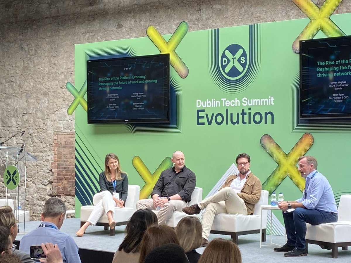 Delighted to see our CEO and Founder John Ryan taking to the stage at this year's Dublin Tech Summit speaking about the Rise of the Platform Economy: Reshaping the future of work and growing thriving networks 🚀

#DTS22