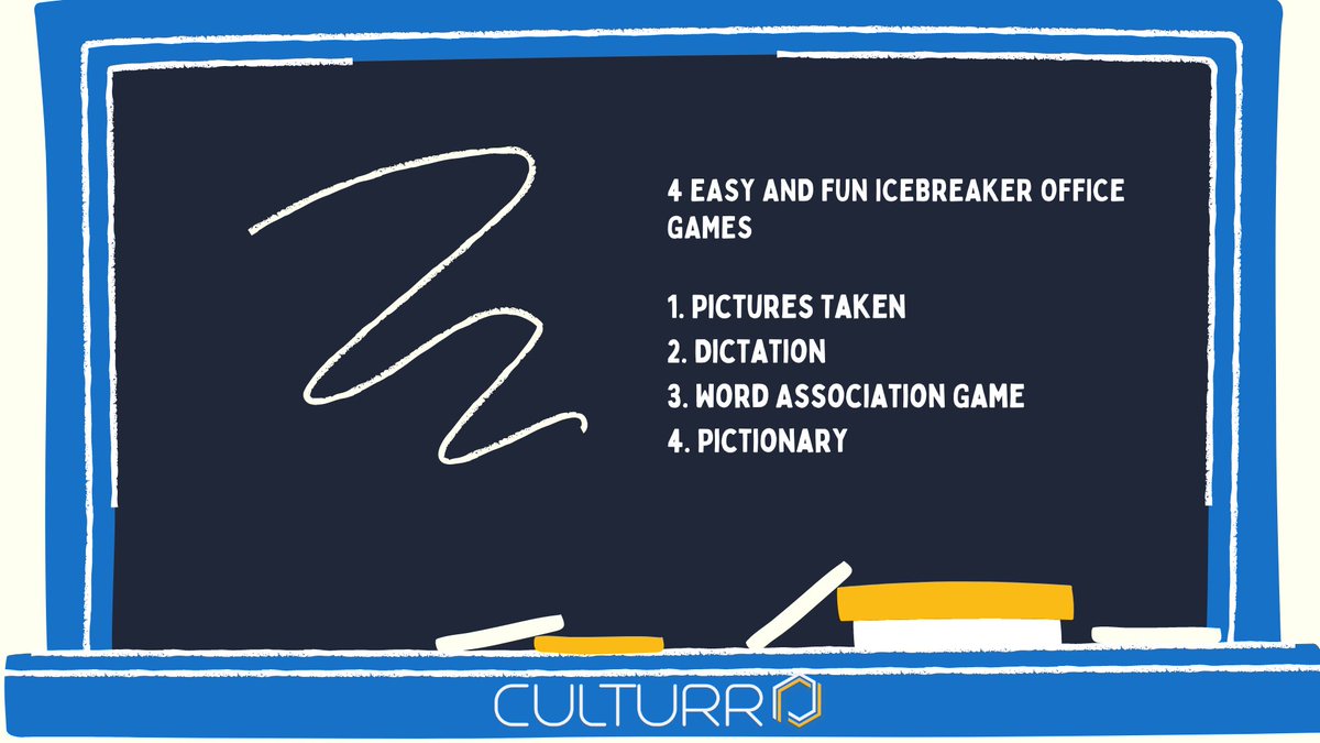 Culturro_'s tweet photo. 🏓Icebreaker games are a great way to get everyone in the office talking and getting to 🤝🏻know each other.

👉🏻Here are five fun and easy ice breaker games you can play with your team.

#Icebreakergames #games #employeeengagement #office https://t.co/hX2UD9A77I
