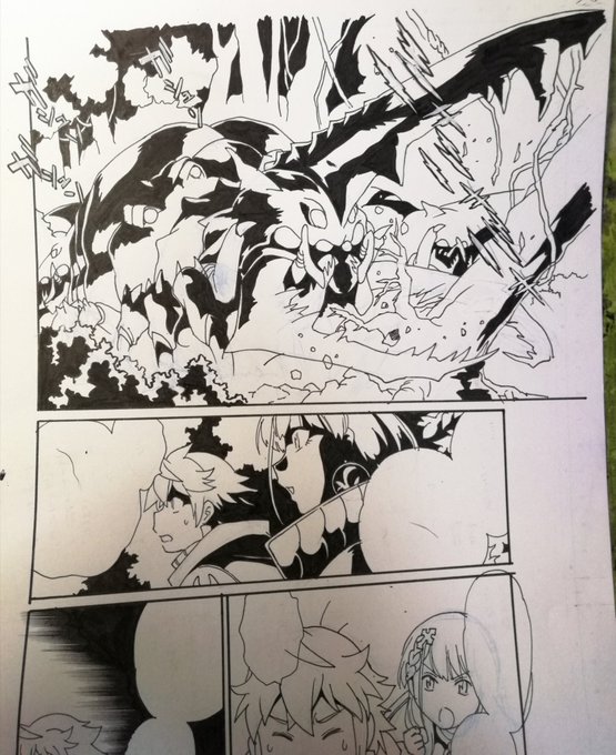 バームロール食べて元気出たしポワロも見たんで仕事再開。とか言ってたらもう一社のコミカライズの方からネーム直しは未だ?って催促の転落が‥ 