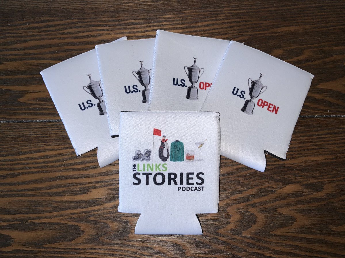 Happy U.S. Open Week from <a href="/theLINKSstories/">The Links Stories Podcast</a> 

🚨We’ll give away some U.S. Open koozies🚨

🍺 like = 1 entry
🍻 retweet = 5 entries
🥃 rate/review &amp; DM screenshot = 25 entries

We’ll draw winners at the start of play on Sunday. 

Cheers!