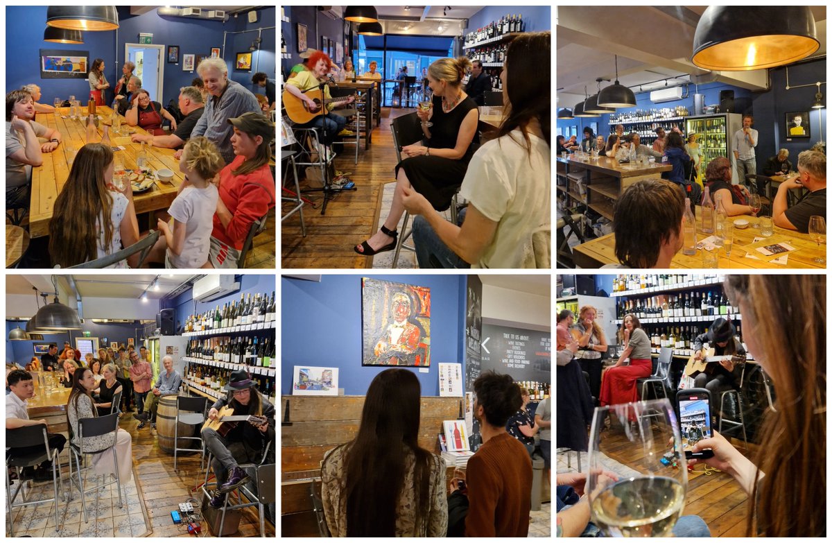 OAK_N4's tweet photo. Thanks to everyone who joined us for the launch of @bbkyle66's exhibition last Sunday! ๐ฅฐ๐ถ๐ท
#KyleBanner's paintings will be on show at @OAK_N4 until 12yh July, so if you didn't have the chance to visit yet, pop in and check it out his art! ๐งโ๐จ๐ผ
#art #music #wine https://t.co/VeTq7JkRAu