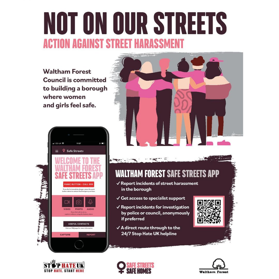 Do you know about the Waltham Forest Safe Streets App we launched earlier this year in partnership with 
<a href="/wfcouncil/">Waltham Forest Council</a>?

The app is an easy way for residents to report incidents of #streetharassment in #WalthamForest.

Download it today!

For details visit:
stophateuk.org/2022/03/22/the…