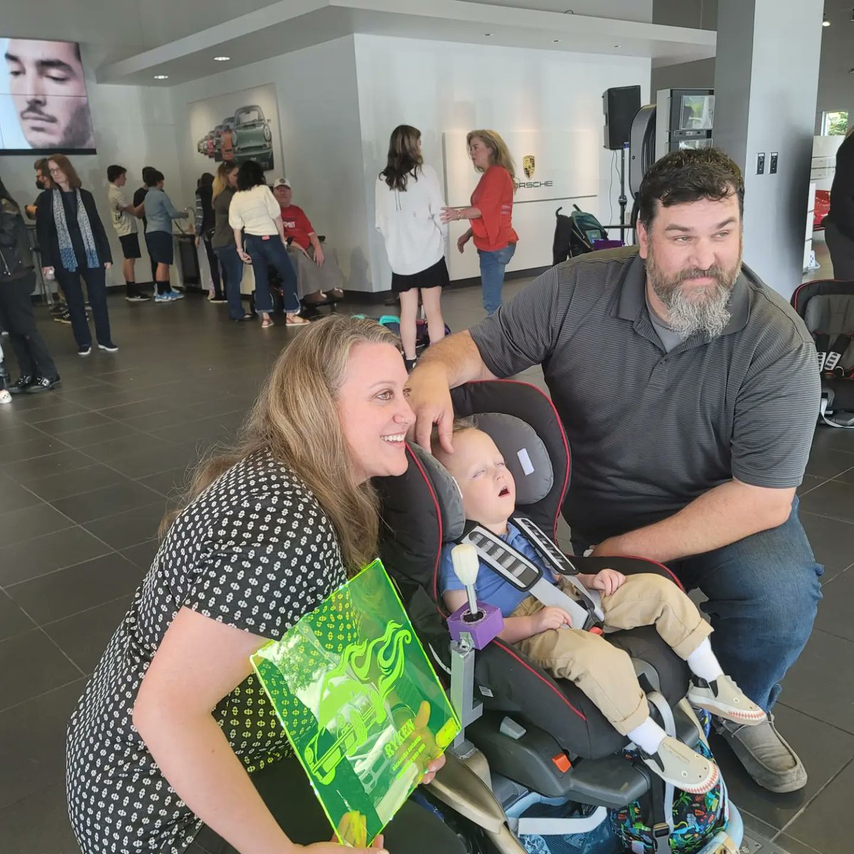 SacajaweaMs's tweet photo. Mrs Taylor's Advanced Engineering Class are problem-solving and changing lives.  For the first time ever these toddlers are independently mobile.  Thanks for the car seat donations and support Porsche of Spokane and Providence Sacred Heart and Holy Family. https://t.co/7PeuXmRBoA