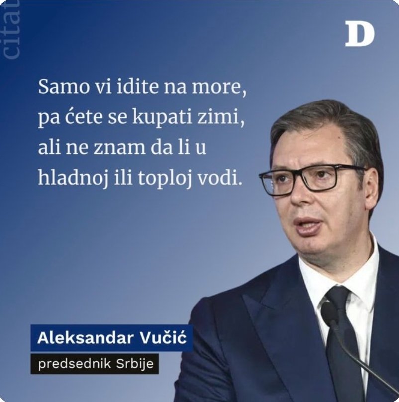 Marko Marjanović on Twitter: "Ja ovog leta na more ne idem. Samo da ostane  zabeleženo. Molim da se zavede u zapisnik: Marku omogućiti toplu vodu na  zimu. Hvala.😜 https://t.co/7e7IKWA2Z6" / Twitter