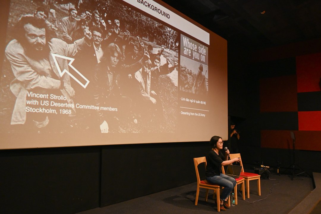 LibRadioProject's tweet image. Some photos from the screening of @LibRadioProject at UNESCO Vietnam's workshop Sonic Ground where sound designer @soundawakener talked about the sound design aspect of the artwork. Photos courtesy of UNESCO Vietnam.