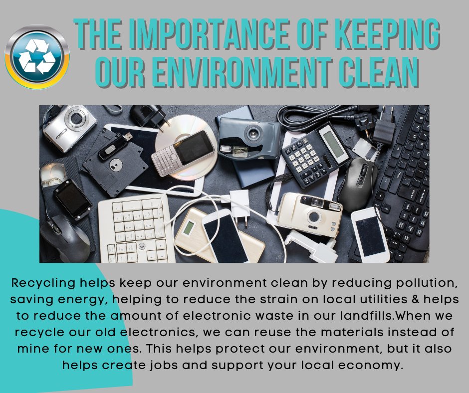 ComputerRecycl9's tweet image. There are several significant benefits to consider when recycling old electronics. #ComputerRecycling #Ewaste #Environment