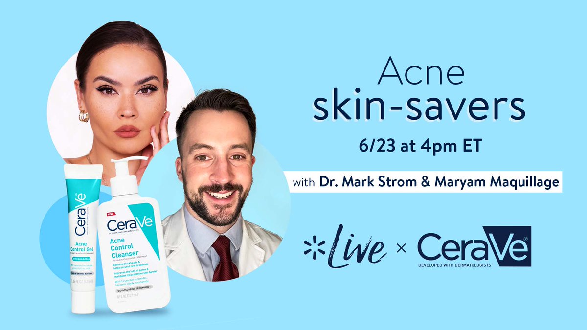 Talk all things acne with skincare experts on June 23rd. Check it out here bit.ly/3zEZ1xJ