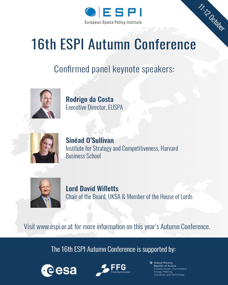 📅 𝗠𝗲𝗲𝘁 𝗼𝘂𝗿 𝗔𝘂𝘁𝘂𝗺𝗻 𝗖𝗼𝗻𝗳𝗲𝗿𝗲𝗻𝗰𝗲 𝗞𝗲𝘆𝗻𝗼𝘁𝗲𝘀 📅 

Over the coming weeks, we will be introducing you to our confirmed speakers for the upcoming 16th ESPI Autumn Conference. 

1/4