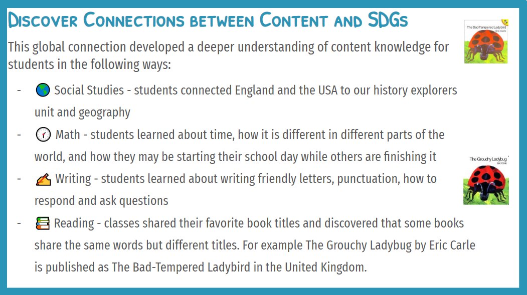 FCPS Global Classroom Project (@fcps_gcp) on Twitter photo Awesome examples from this 2nd grade class in FCPS how they connected their learning with a classroom in the United Kingdom.  Together, they worked on SDG#4, Quality Education. #authenticlearning #contentknowledge #globalcitizen #FCPSPOG #studentengagement <a href="/fairviewesfcps/">FairviewFalcons-FCPS</a> Awesome examples from this 2nd grade class in FCPS how they connected their learning with a classroom in the United Kingdom.  Together, they worked on SDG#4, Quality Education. #authenticlearning #contentknowledge #globalcitizen #FCPSPOG #studentengagement <a href="/fairviewesfcps/">FairviewFalcons-FCPS</a>