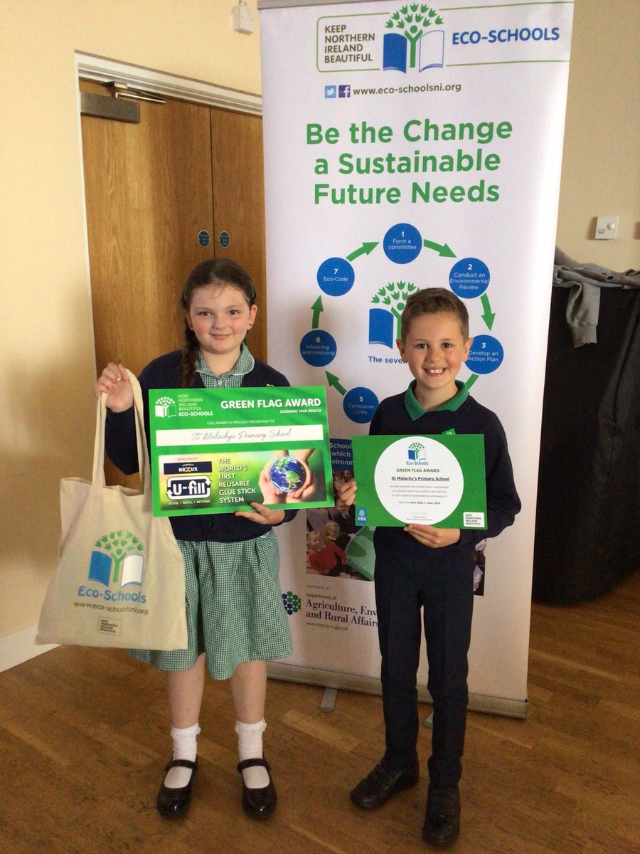 St Mals PS (@stmalscoleraine) on Twitter photo We had a great day out at the Eco-Schools Awards where we received our 3rd Green Flag. Well done to all of our dedicated pupils and staff for their hard work. Well done to all the other schools receiving their award today too π π π! <a href="/Eco_SchoolsNI/">Eco-Schools</a> <a href="/KeepNIBeautiful/">Keep NI Beautiful</a> We had a great day out at the Eco-Schools Awards where we received our 3rd Green Flag. Well done to all of our dedicated pupils and staff for their hard work. Well done to all the other schools receiving their award today too π π π! <a href="/Eco_SchoolsNI/">Eco-Schools</a> <a href="/KeepNIBeautiful/">Keep NI Beautiful</a>