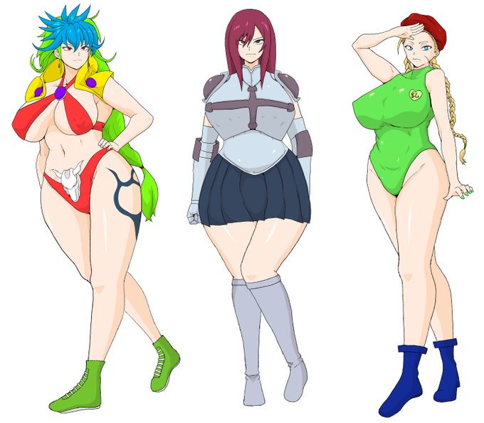 悪の女3幹部を描き上げてひとまず布団へ避難 