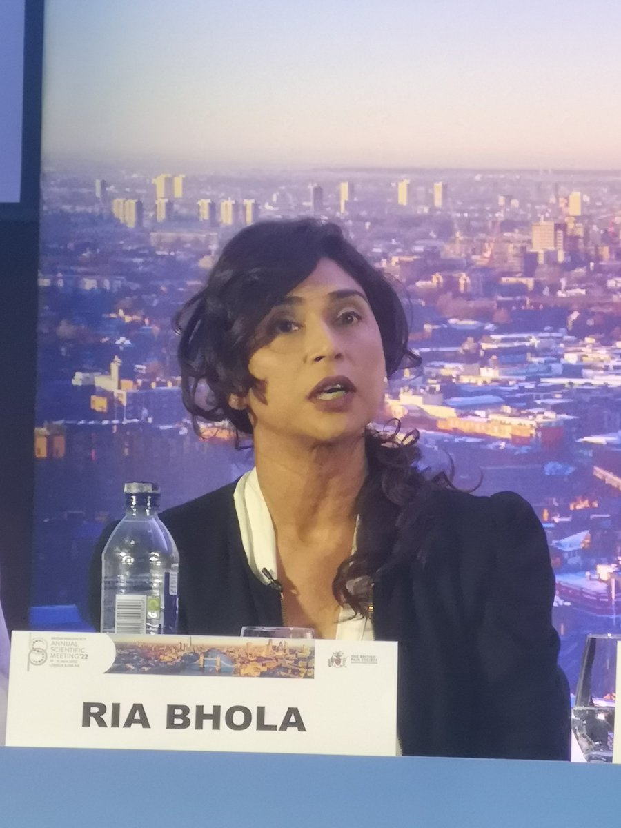BritishPainSoc's tweet image. Ria Bhola, a headache nurse specialist is advocating for better patient education to empower them in partnership and self-management. @MigraineTrust #BPSASM2022