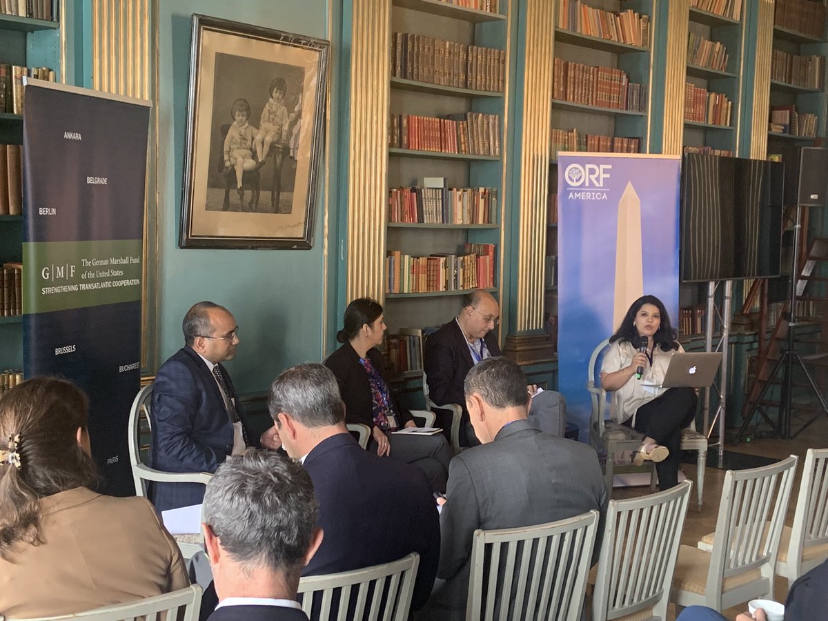 d_jaishankar's tweet photo. .@SujeetKOfficial @tanvi_madan @MalikAshok @shrutipandalai at the India Trilateral Forum. #itf20 https://t.co/dW7qvzEDqj
