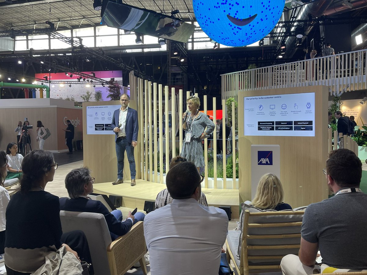 💬 « Nous passons de 20% à 80% de nos documents entrants automatiquement indexés et routés. Tout ça en moins d’un an »
 <a href="/sevlenoir33/">Séverine Lenoir 🎀</a> <a href="/ThomasCourbe/">Thomas Courbe</a>

#Vivatech #AXAVivaTech