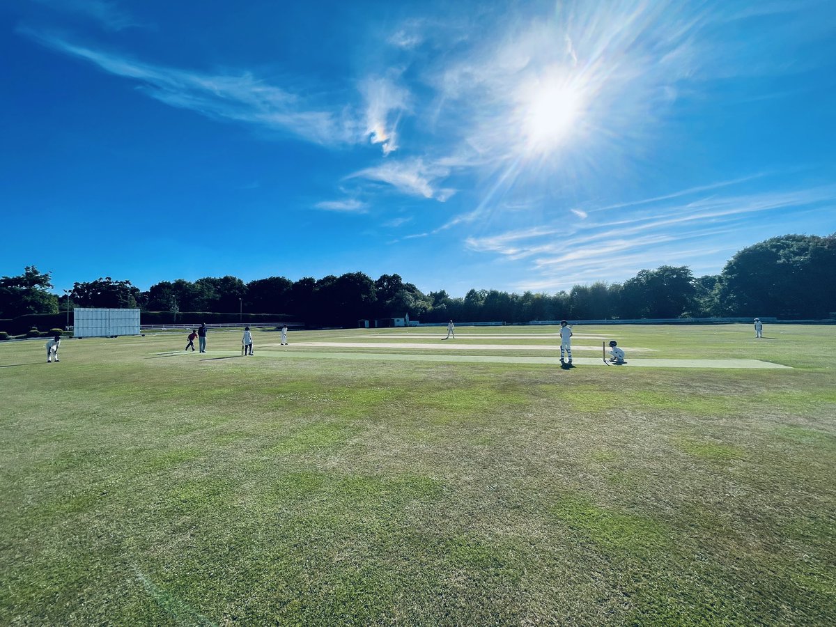 bpccjuniors's tweet photo. Gorgeous evening for @bpccjuniors U11’s last night. In the warm sun at @BromleyCommonCC 

A game played in the perfect spirit. 
(Just love seeing the bowler fist-pump the oppo batsman after he played a perfect straight drive.) 

Well done both teams. https://t.co/2vXlOp6ZfY