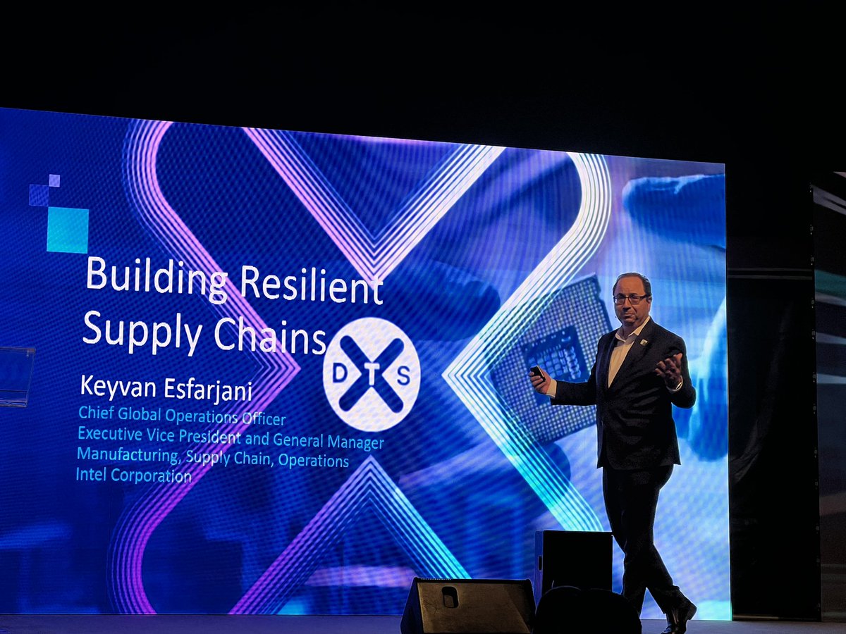.<a href="/intel/">Intel</a> Global Manufacturing and Supply Chain EVP kicking off todays <a href="/DubTechSummit/">Dublin Tech Summit</a> with a keynote on building resilient supply chains.