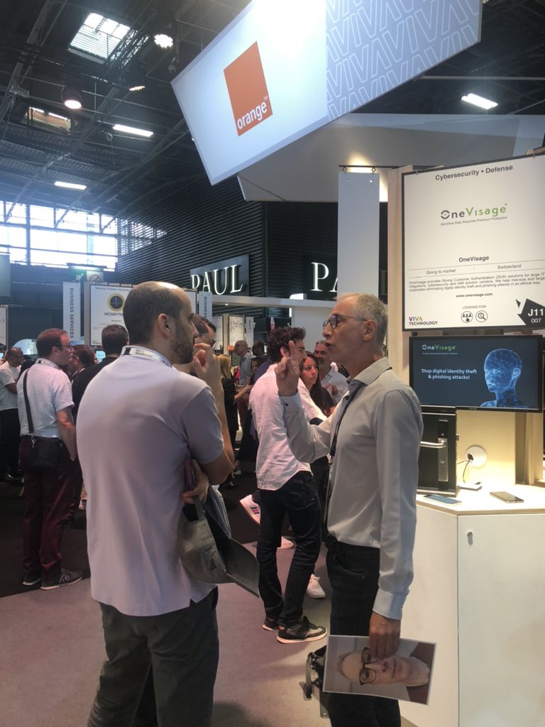 ⚠️ LE SMART BUILDING MAIS EN TOUTE SECURITE! Découvrez la 1ère solution de contrôle d’accès 2FA qui élimine la problématique de badges échangés, perdus, volés ou contrefaits. Comment ⁉️Rendez-nous visite à #Vivatech sur le stand @Orange J11007 #IA #Cybersecurity #SmartBuilding