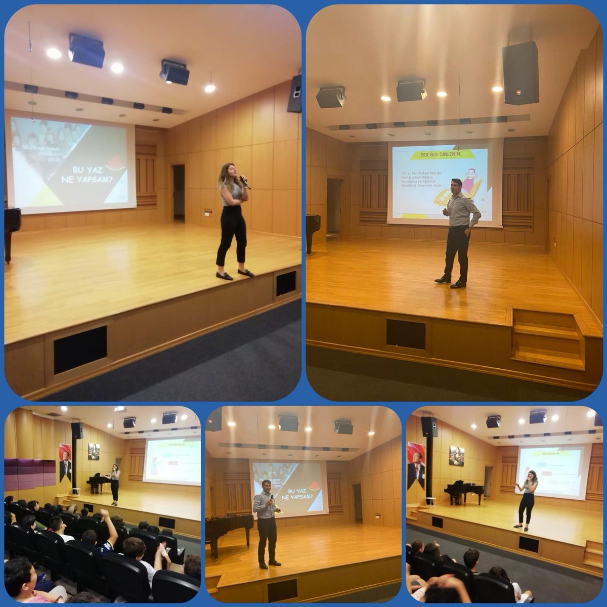 Ortaokul Rehberlik Bölümü olarak 5, 6 ve 7. sınıf öğrencilerimiz için “Bu Yaz Ne Yapsam” sunumu yaptık. Öğrencilerimize keyifli ve yeni şeyler öğreneceği bir yaz tatili diliyoruz...🗺🧢 <a href="/DogaOkullari/">Doğa Koleji</a> <a href="/EnisEryaman/">Enis Eryaman</a> <a href="/SelahattinInal/">Selahattin İnal</a> <a href="/ferhatallkan/">Ferhat ALKAN</a> <a href="/merihertugrul/">M.E.</a> <a href="/gulsenakssu/">Gülşen Arslan</a>