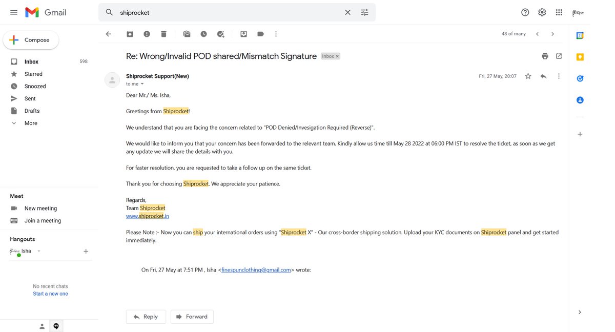 Rahulkaran185's tweet photo. @Vysheshk @ShiprocketIndia @gautam_bfrs @amazonIN @AmazonHelp @JeffBezos @jagograhakjago Hi Everyone, I want to file complaint againgst shiprocket &amp; Amazon shipping as they have fake delivered the RTO. My ticket no 4766002 and AWB 278468718014 https://t.co/qc5VPsCYtL