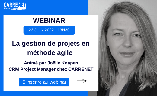 carrenet's tweet photo. 📣 Nouveau webinar : La gestion de projets en méthode agile

Le jeudi 23 juin, à 13h30, Joelle Knapen, CRM Project Manager chez CARRENET présentera la gestion de projets en méthode agile, notamment avec Salesforce💡

Pour vous inscrire c'est juste ici 👇
https://t.co/WuuPjWhxAk https://t.co/R8s3NOYL7O