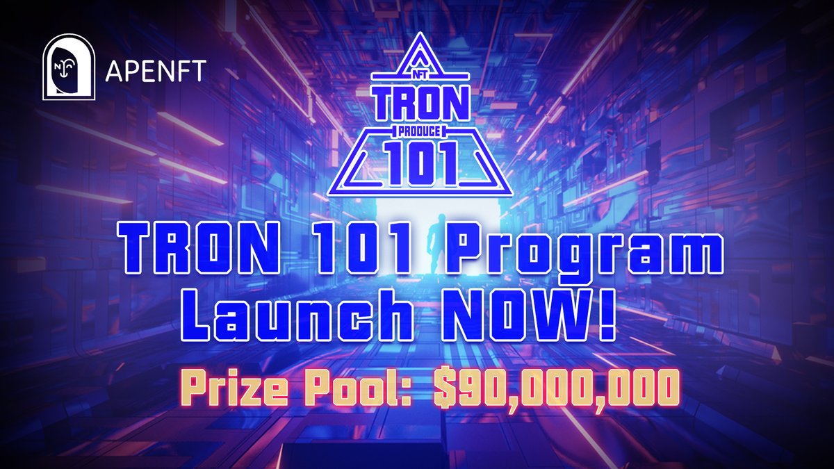 BAI_AGI's tweet photo. 🚀Glad to announce the TRON 101 Program launches today! It's the successor and upgrader to Developer Sprint.

If you want to release your own NFT projects on #APENFTMktplace, join Us Now! $90M prize pool boosts you to success!

Click here for more details: https://t.co/gtPCzSuDvY https://t.co/6i5UNC1md0