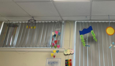 Mrs Bs child development class have been making cot mobiles, they look amazing. So much creativity!