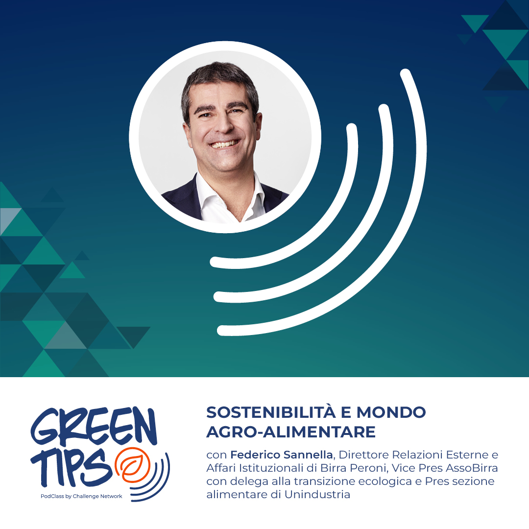 challengentwrk's tweet photo. #Sostenibilità nel campo agro-alimentare. Ne parliamo con Federico Sannella, intervistato dalla nostra @lagiallo nella terza puntata di #GreenTips.

Scopri di più: https://t.co/T8QcPyc9OV

#ChallengeNetwork #GreenTips #podclass https://t.co/sYMXhYlZrl