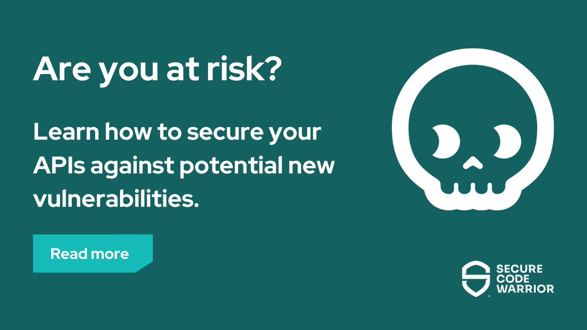 SecCodeWarrior's tweet image. API #vulnerabilities are expected to be the most frequent attack vector across all #cybersecurity categories. But with the right training, planning, and best practices, even the most insidious vulnerabilities can be mitigated 👾 Learn more: ow.ly/RGIv50JxHjp #securecoding