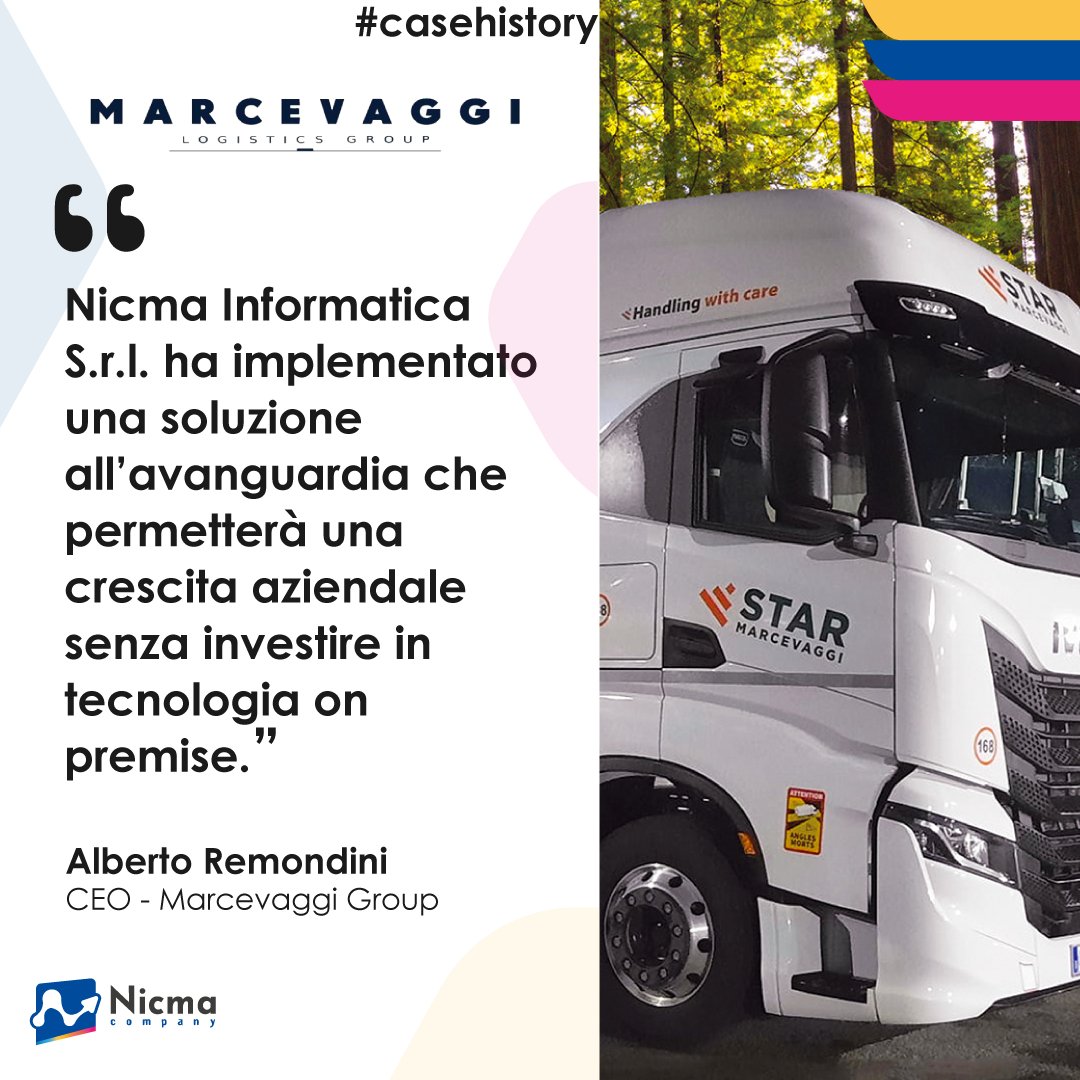 Nicmasrl's tweet photo. Marcevaggi Logistics Group riconosce il nostro lavoro.

Scorpi di più su Marcevaggi Logistics Group sul nostro sito:
https://t.co/MiflQTuesL https://t.co/orVgpVMChp