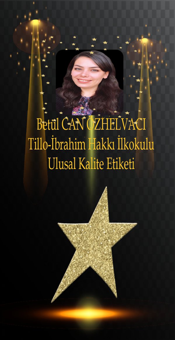 Okulumuz Sınıf Öğretmeni Betül Can ÖZHELVACI’nın eTwinning projesi Ulusal Kalite Etiketi ödülü almıştır. Tebrik eder başarılarının devamını dileriz. <a href="/tcmeb/">Millî Eğitim Bakanlığı</a> <a href="/MemTillo/">Tillo_MEM 🇹🇷</a> <a href="/Turanah47350101/">Turan Şahin</a> <a href="/bahattinelik6/">bahattin çelik</a> <a href="/MemSiirt/">Siirt_Mem</a> <a href="/SiirtValiligi/">Siirt Valiliği</a> <a href="/tillokaymakam/">Tillo Kaymakamlığı</a> <a href="/dnzdp1979/">Deniz Edip</a>