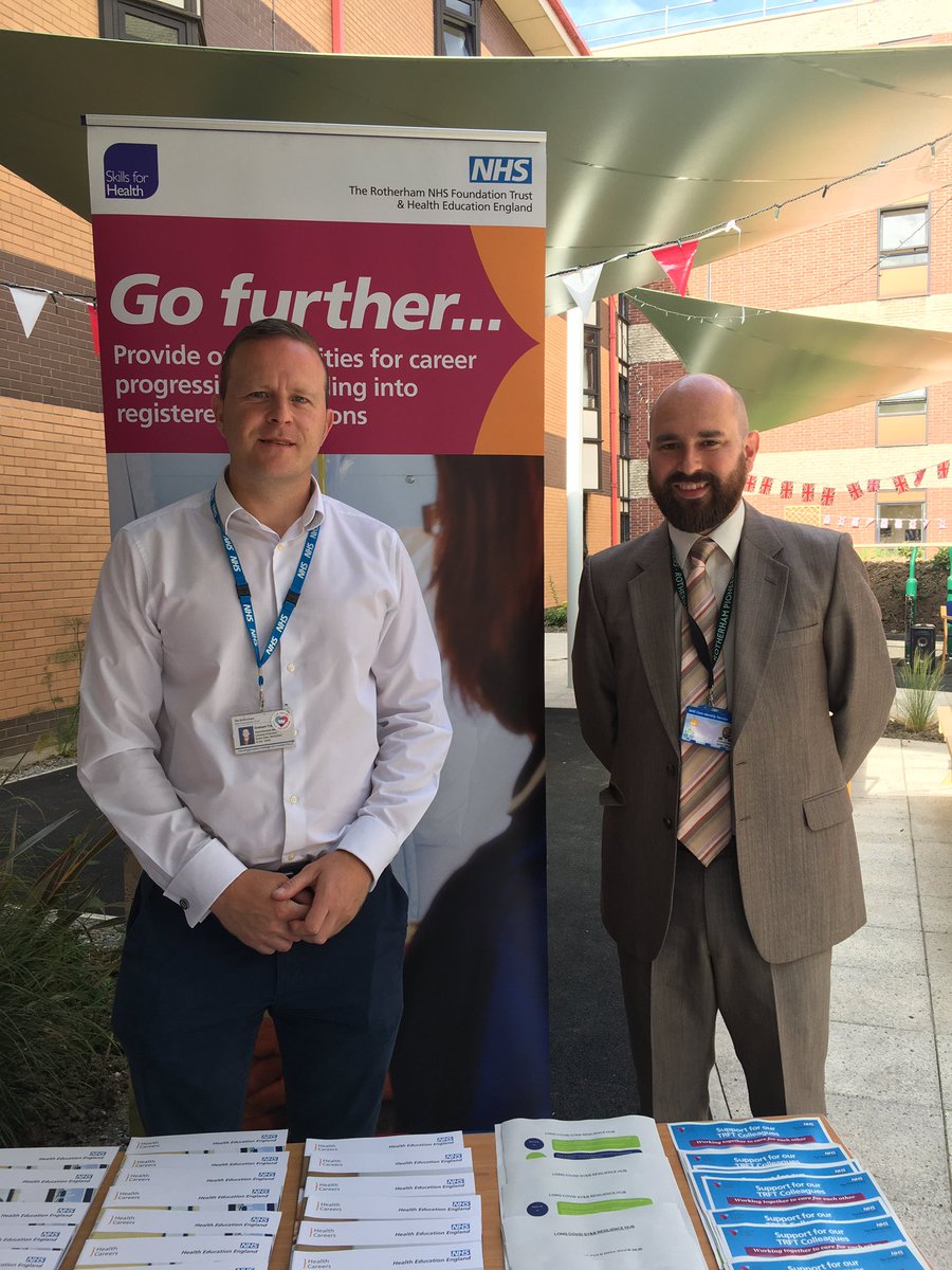 LD_TRFT's tweet photo. @RotherhamNHS_FT event for National Estates and Facilities Day. We are here to talk about development, careers and apprenticeships. So many great people here. Did you know that Estates and Facilities employ 250,000 staff across the NHS? Come down and see us! https://t.co/nokXOj2iTY