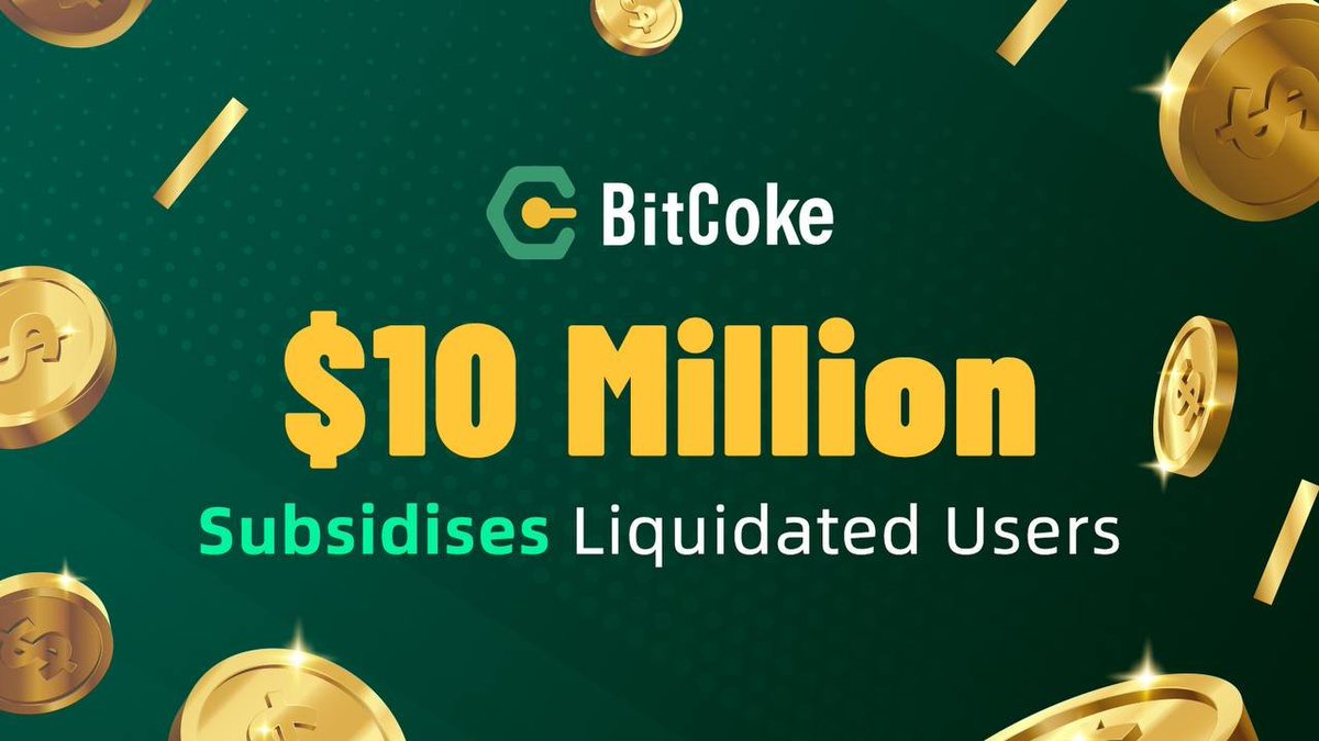 To empower users at this difficult time, today #BitCoke is announcing launch of $10 million relief fund to subsidise liquidated users directly. 

First round of $2M is distributed on June 6 to July 3. 

Details➡️ bitcoke.com/bulletin/detai…

Let's weather the gloomy market together👏