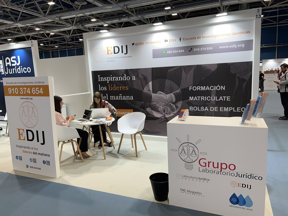Ya estamos en <a href="/SpainLegalExpo/">Spain Legal Expo</a> en el stand D13, si estás pensando en ampliar tu formación, pásate por nuestro stand