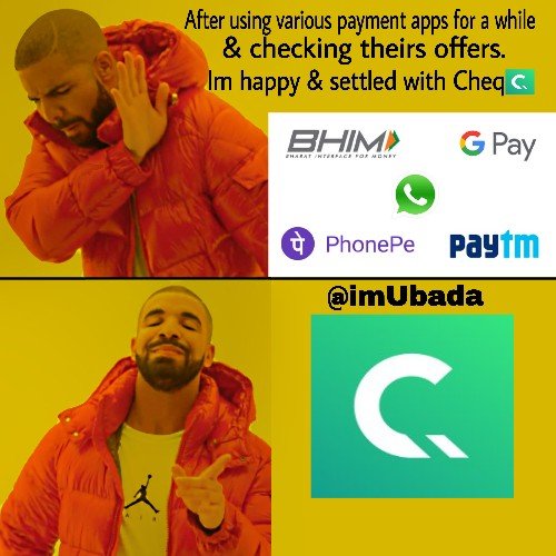 imUbada's tweet photo. @cheqit_ #CheqContests #JoinCheq #MemeContests #MemeGame
@cheqit_
Tag @KhaliqueTweets @mudistha @imQamarunnisa https://t.co/pdP0pFr47U