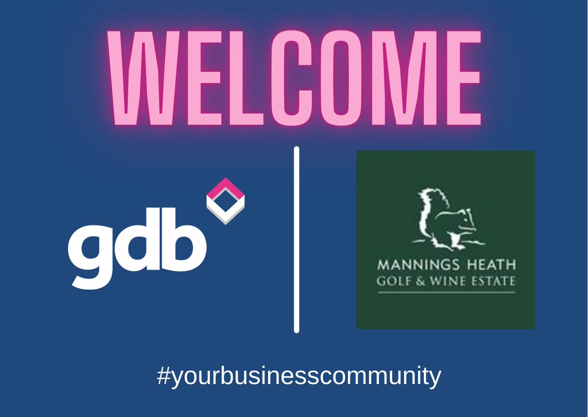 Delighted to Welcome <a href="/ManningsHeath/">Mannings Heath Golf Club</a> to Membership! manningsheath.com

#gdbmembership 
#communityofbusiness 

<a href="/gdbizjeff1/">Jeff Alexander</a> <a href="/gdbizsally/">Sally Brown</a>