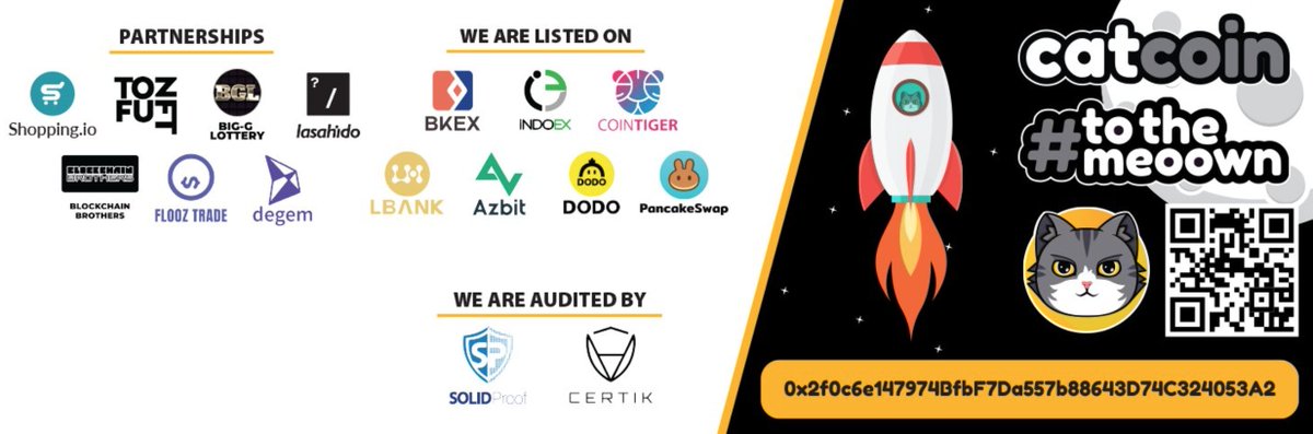 1CaTraders's tweet photo. #TotheMeoown #catcoin #BTC
@Catcoinbsc
 🚀🚀 https://t.co/Qp6xZL01GG