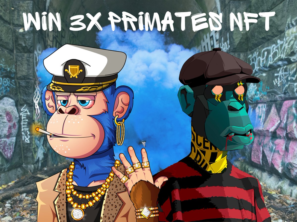 MetaApeGang's tweet image. The market is not favorable but we do believe in better times coming. 

Successful launches like Primates give us hope for a brighter future. To celebrate this we give away 3x @Primatesnft. Read our latest announcement to join. Stay strong and never give up! 🎉