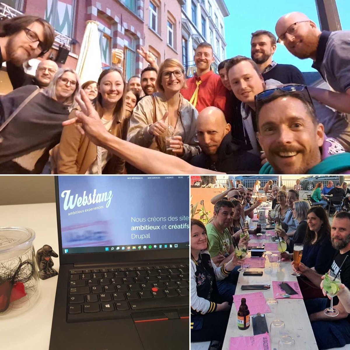 🐉2ans que notre agence attendait le traditionnel #Doudou 🟥⬜Retour en images sur le weekend durant lequel l'équipe a pu en profiter
💪Merci aux valeureux combattants qui nous ont ramené du crin du combat dit #Lumeçon. Avec tous ces porte-bonheurs, le succès #web est assuré🍀