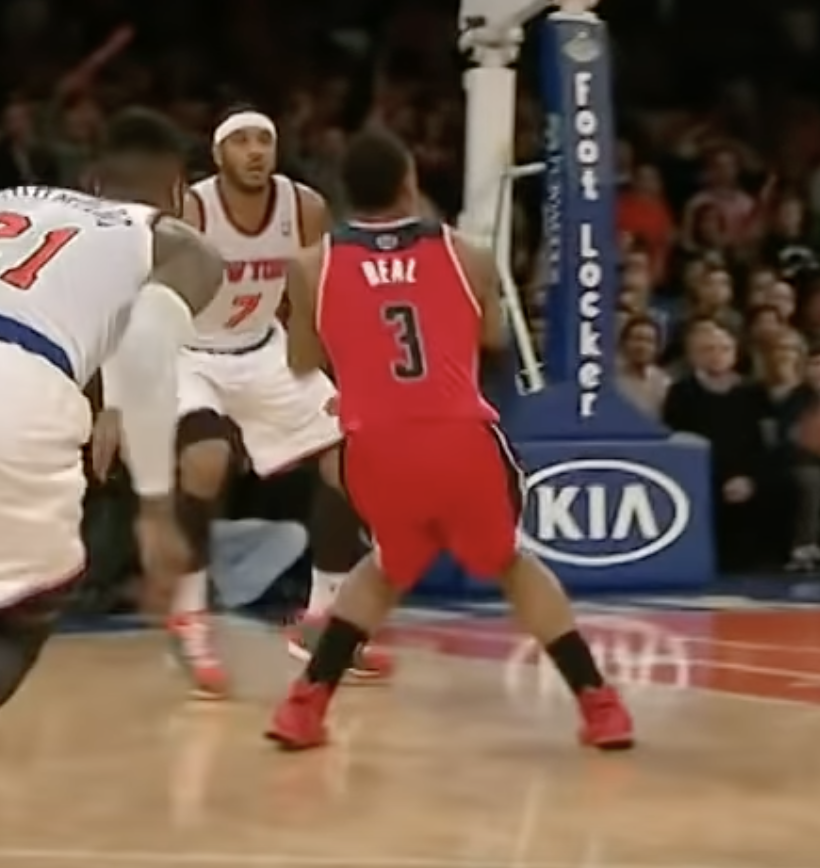 Opinions please

Seen a few things about this age old thing recently, but never heard seem broad discussion, just one person sharing opinion

Why do we see this leg position frequently during jump shooting in Basketball? 

I wonder if my perspective is a bit different 🤔