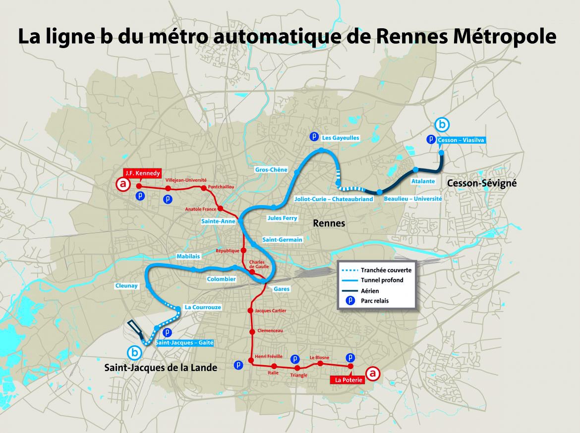 LaurentRiera's tweet photo. [Breaking] La ligne b du métro de Rennes sera mise en service le mardi 20 septembre 2022. Une annonce faite par @nathalieappere, qui rappelle que 100.000 voyageurs sont attendus chaque jour sur la ligne, permettant de supprimer 50.000 trajets quotidiens en voiture #transition https://t.co/FVa46sY3MC