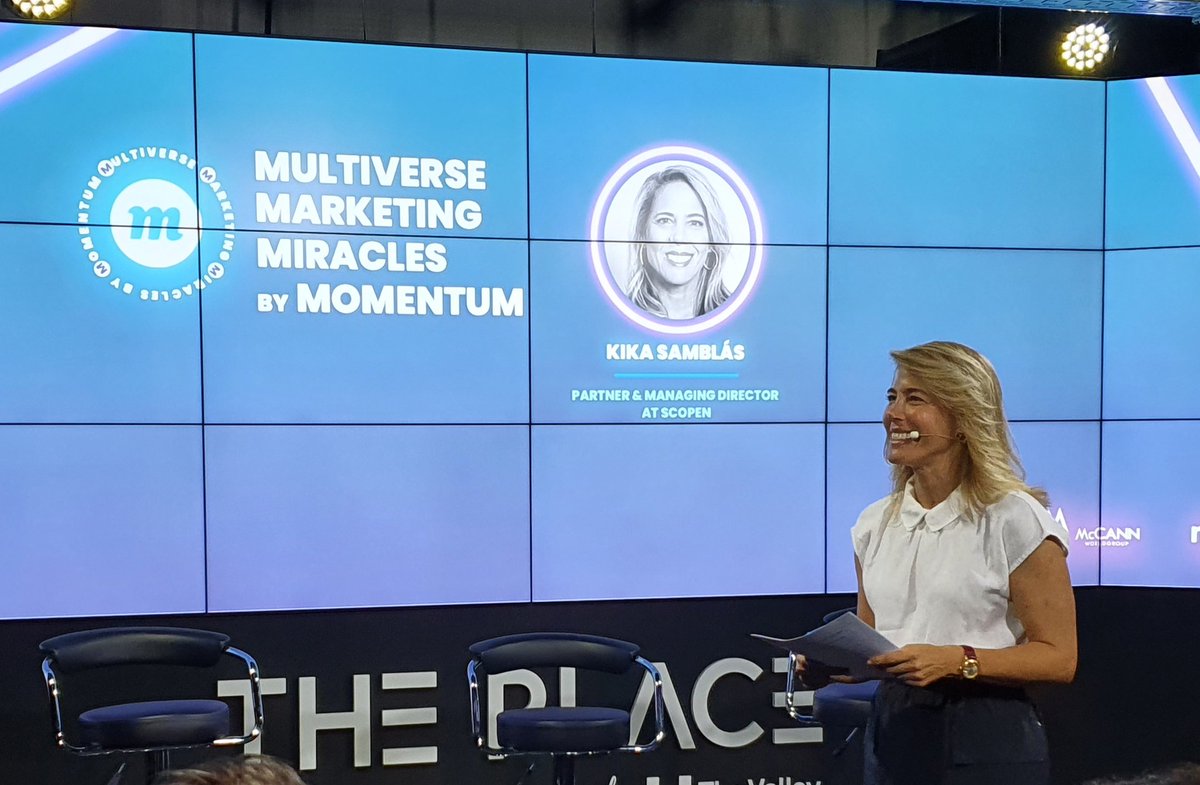 Cerramos con un debate entre marcas moderado por <a href="/kikasamblas/">kika samblas</a>, Partner y Managing Director de SCOPEN, donde charlaremos sobre la #generaciónz y el entrenimiento👏

#mmmbymomentum
<a href="/momentumspain/">Momentum.Spain</a> 
<a href="/MomentumWW/">Momentum Worldwide</a>